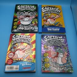 Captain Underpants Books 2 Hardback 2 Paperback
