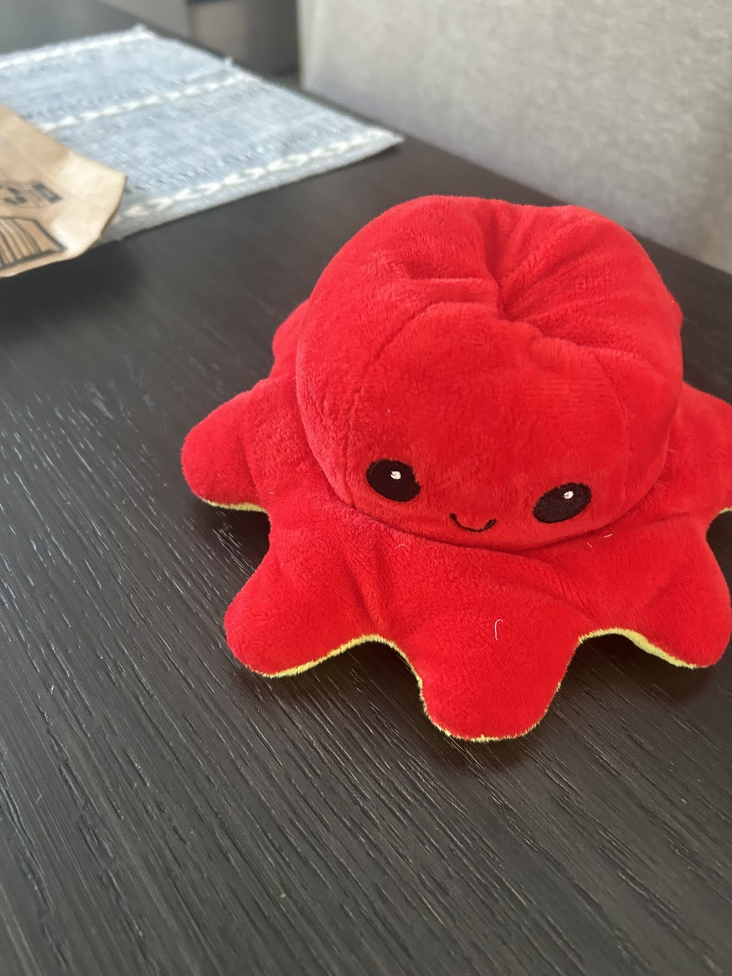 Double sided octopus plush toy small