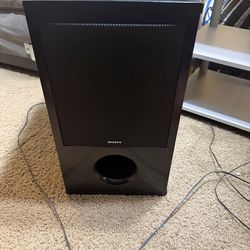 Sony SS-WS102 home theater subwoofer.