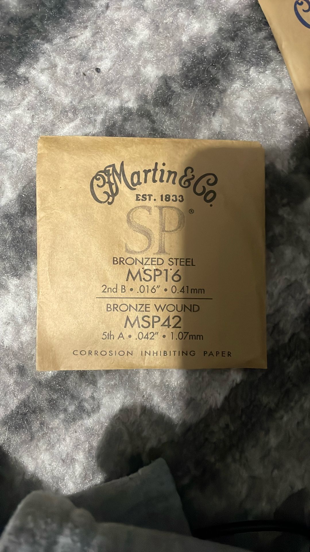 Guitar Strings, Msp16, Msp42, Martin&Co