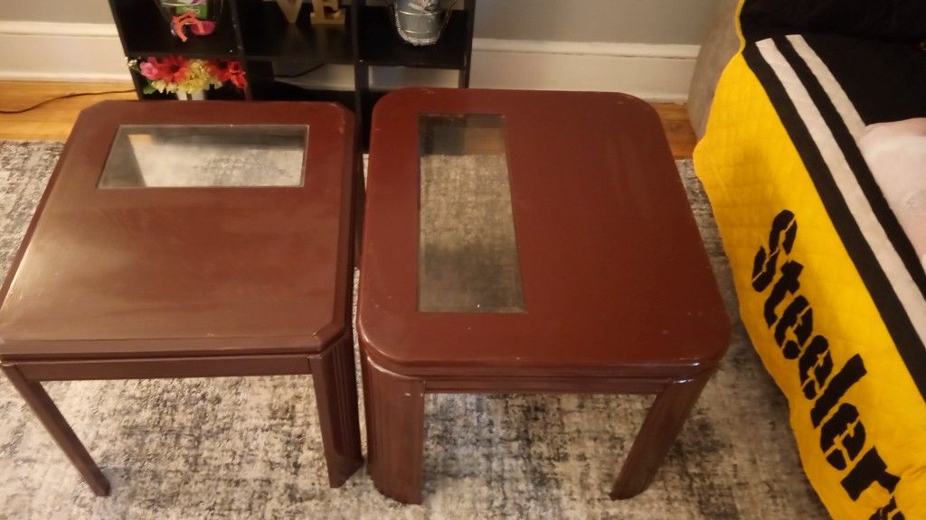 Solid Wood End Tables