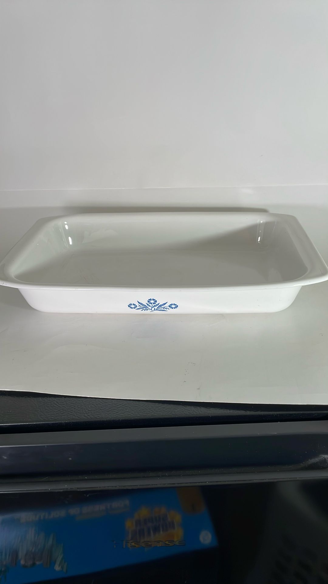 Vintage Corning Ware Blue Cornflower A-76-B Roaster Lasagna Baking Pan