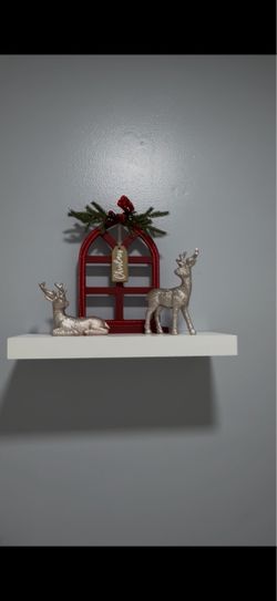 One White Floating Shelves 15.7i”x61/2”