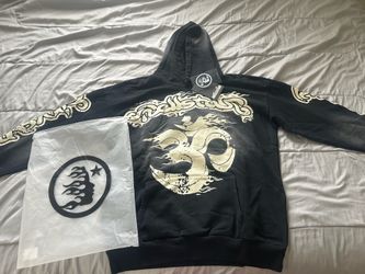 HELLSTAR Hoodie SIZE: XL Black and White✅