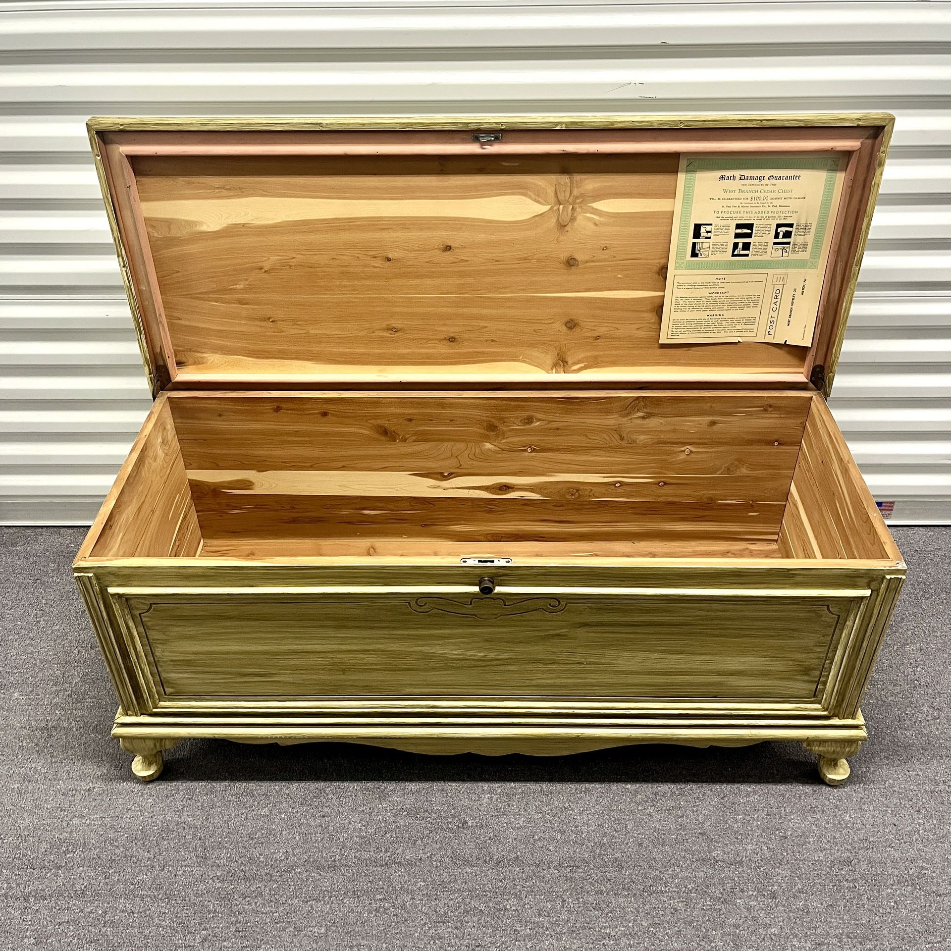 1950’s West Branch Cedar Chest Mid Century Modern #5855