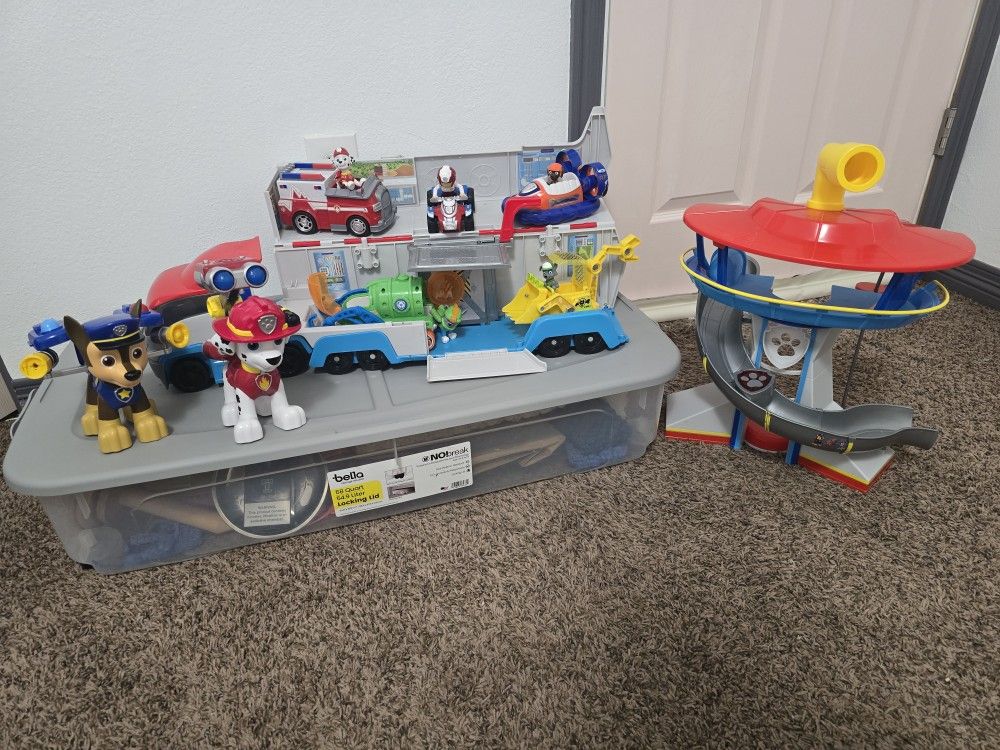 Paw Patrol Items Sold as Lot, Or Separately