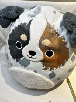 Squishmallow With tags Australian Shepherd Plush 16”  