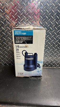 Everbilt 1/6 HP Submersible Utility Pump