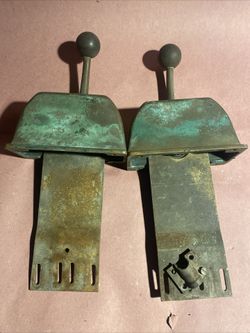 Vintage Brass Boat Controls Morse Brass