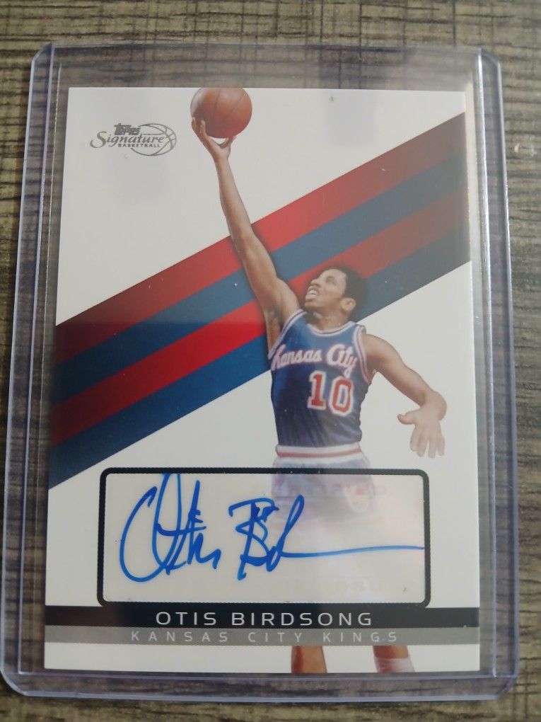 2008-09 Topps Signature, Otis Birdsong, Auto,  Kansas City Kings. Numbered 0933/1199