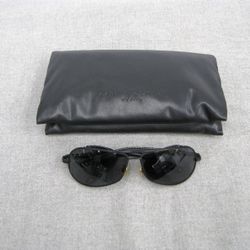 Chrome Hearts Chute Leather Shielded Sunglasses