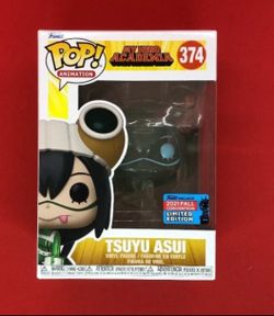 Funko Pop! My Hero Academia: Tsuyu Asui #374 NYCC 2021 (Shared Sticker) IN HAND.