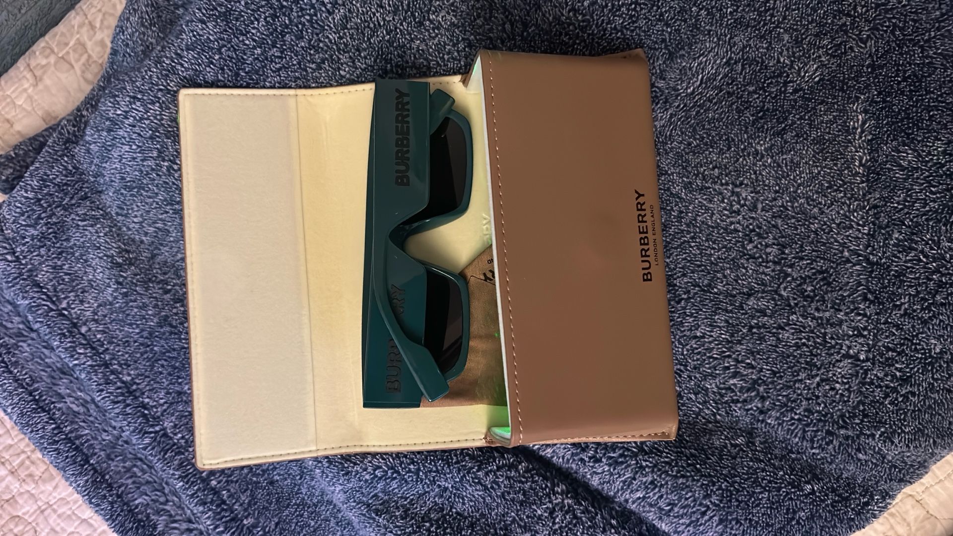 Green burberry sunglasses