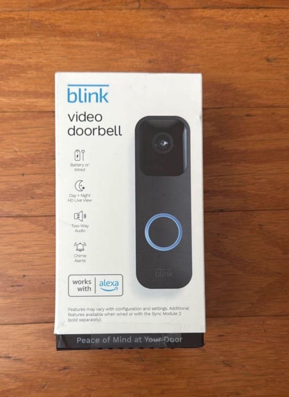 Blink Video Doorbell - Black