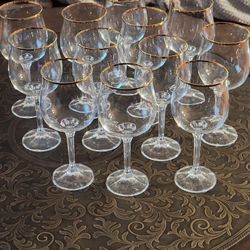 Crystal wine glasses Set Of 12