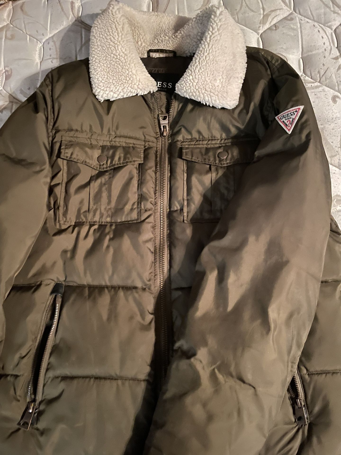 Guess Sherpa Collar Jacket