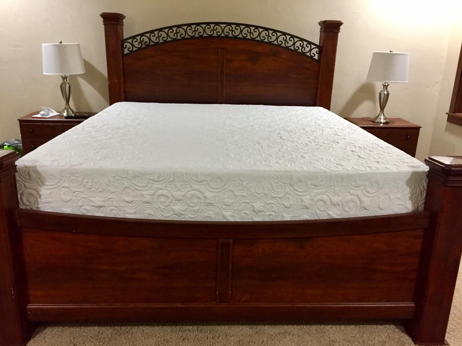 King Bed with 4 drawer under bed storage