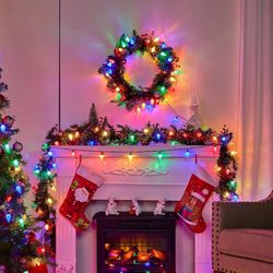 Bright C9 Christmas String Lights,100 LED 66 FT Waterproof Connectable Green Wire Fairy https://offerup.com/redirect/?o=TGlnaHRzLk5FVw==