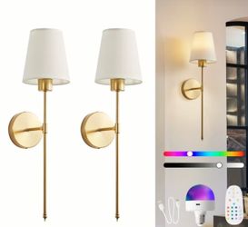 RGB Rechargeable Wall Light 2pcs Set brand new sealed box
