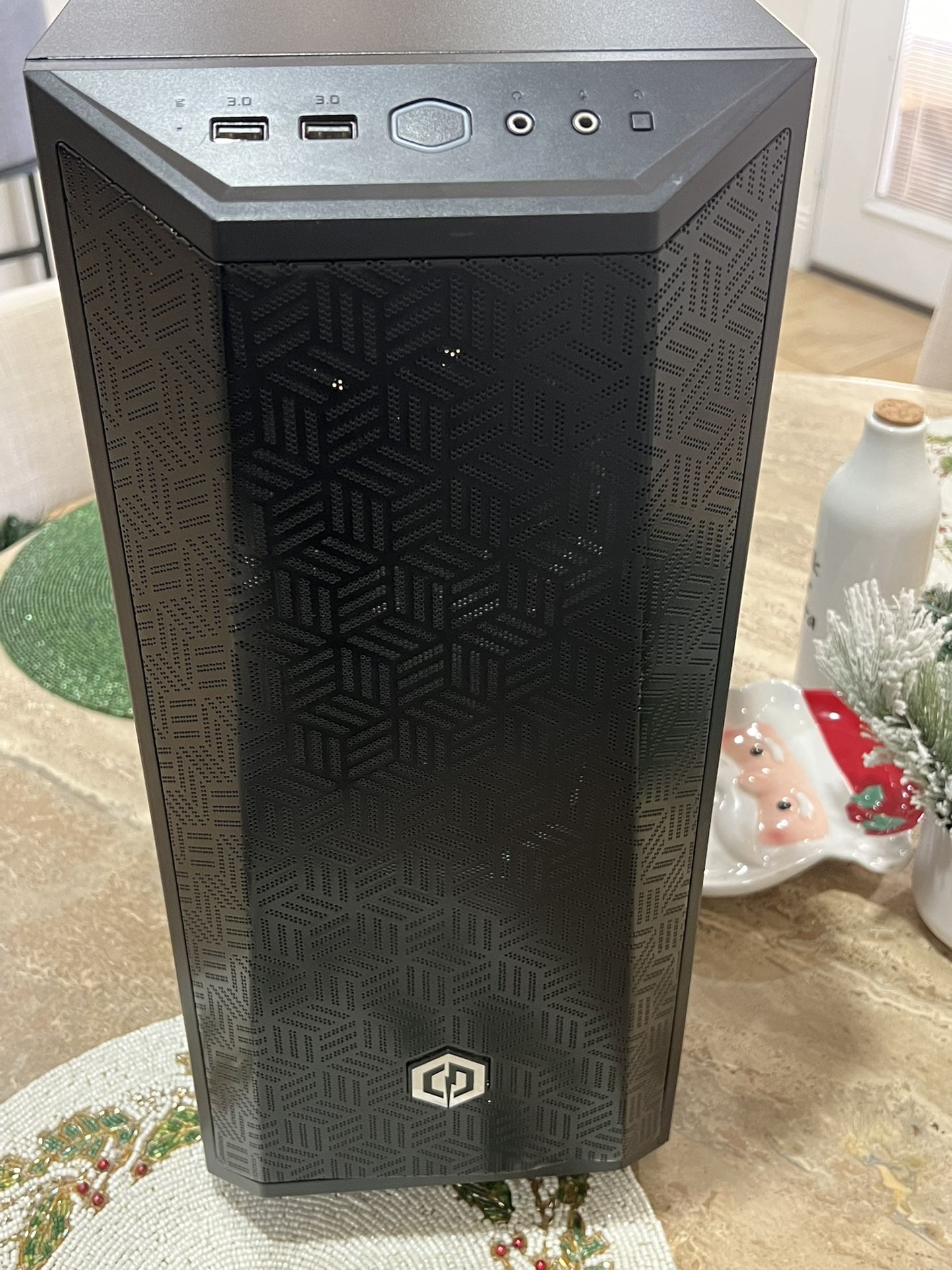 Micro-ATX / ATX PC Gaming Case w/ 4x RGB Fans + Remote   