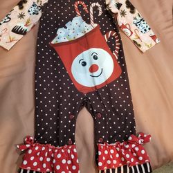 Christmas Winter hot cocoa snowman