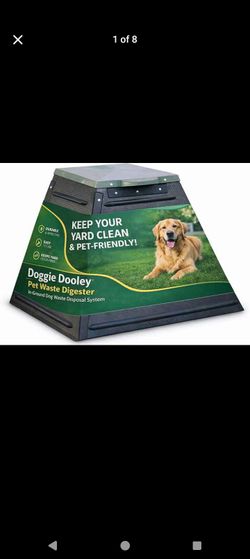 New in box
Doggie Dooley Pet Waste Digester - Leach-Bed Style - In-Ground Dog Waste Disposal System for 1 Large or 2 Small Dogs - Digester Starter, M