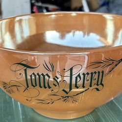 Tom & Perry Antique Punch Bowl and Cups