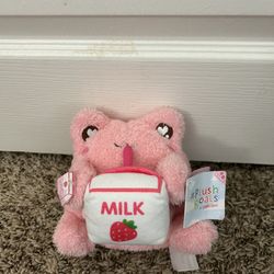 #Plushgoal Strawberry Milk Pink Frog