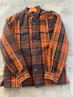 Harley Davison Mens flannel jacket