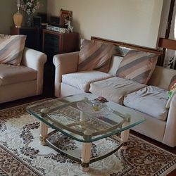 Sofa & Loveseat With Coffee table & 1 End table