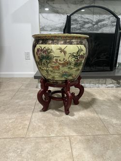 Chinese Fish Bowl Planter