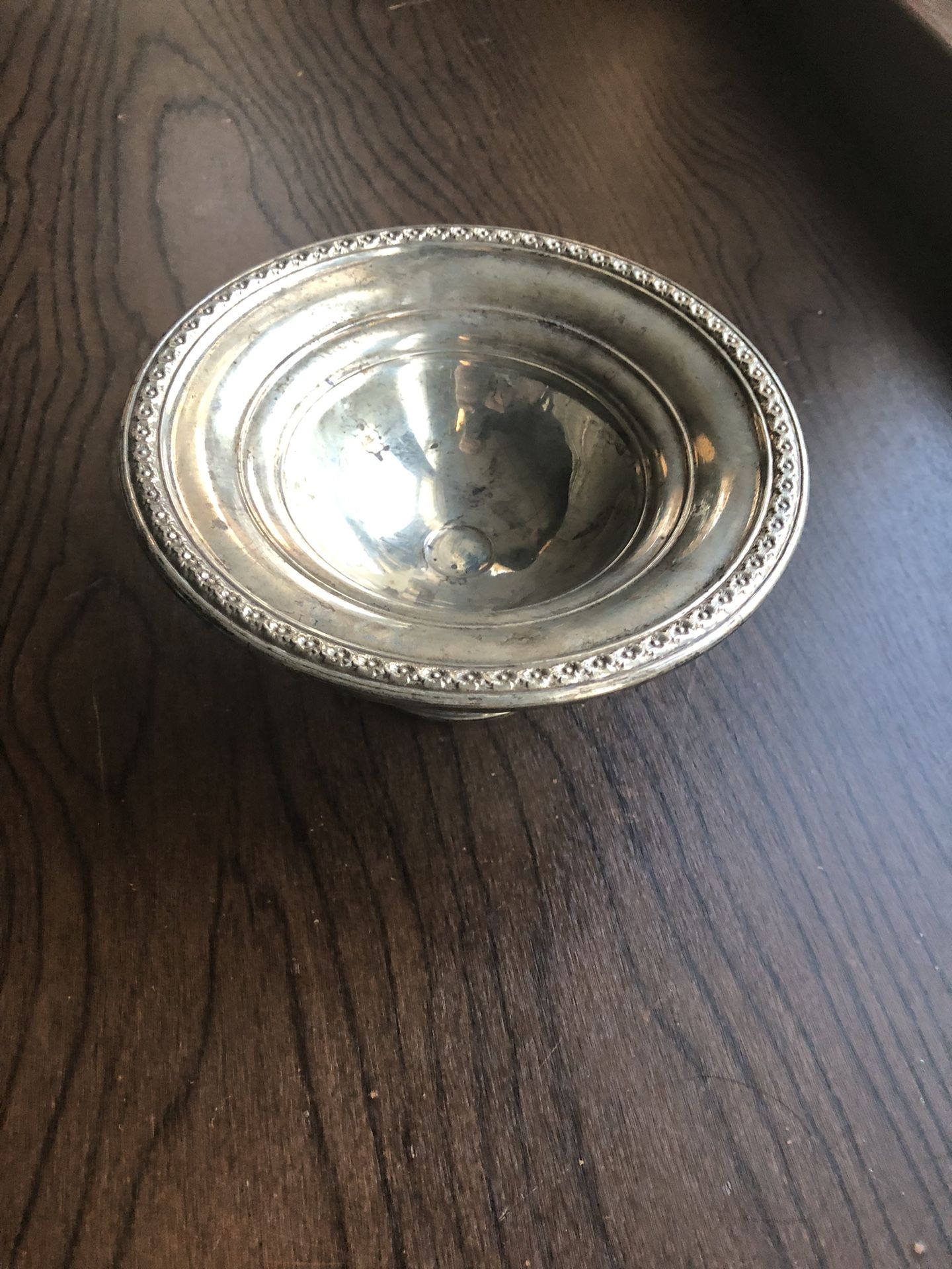 Sterling Silver Pedestal Dish