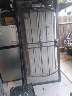 Metal fence door 36 " long
