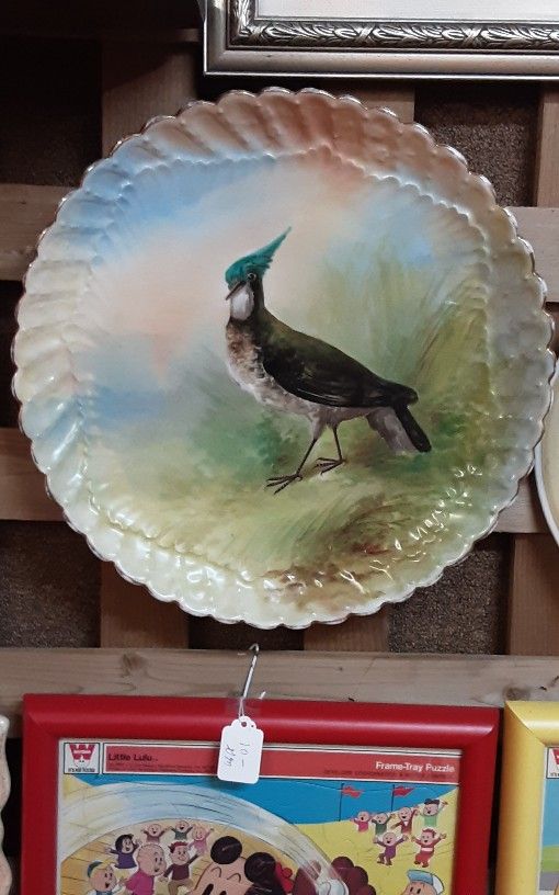 Hand Painted Limoges France Bird Plate Located In Shelton