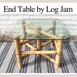 Rustic Chic End Table 