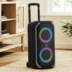 onn Large Party Speaker with LED Lighting