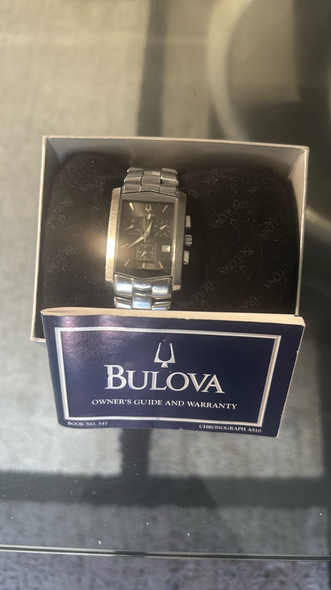 BULOVA Men's Swiss Movement Chronograph WATCH