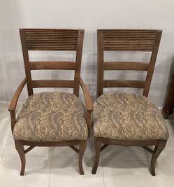 Six Mahogany Chairs 4/2captain In Good Condition Asking $675. Obo 