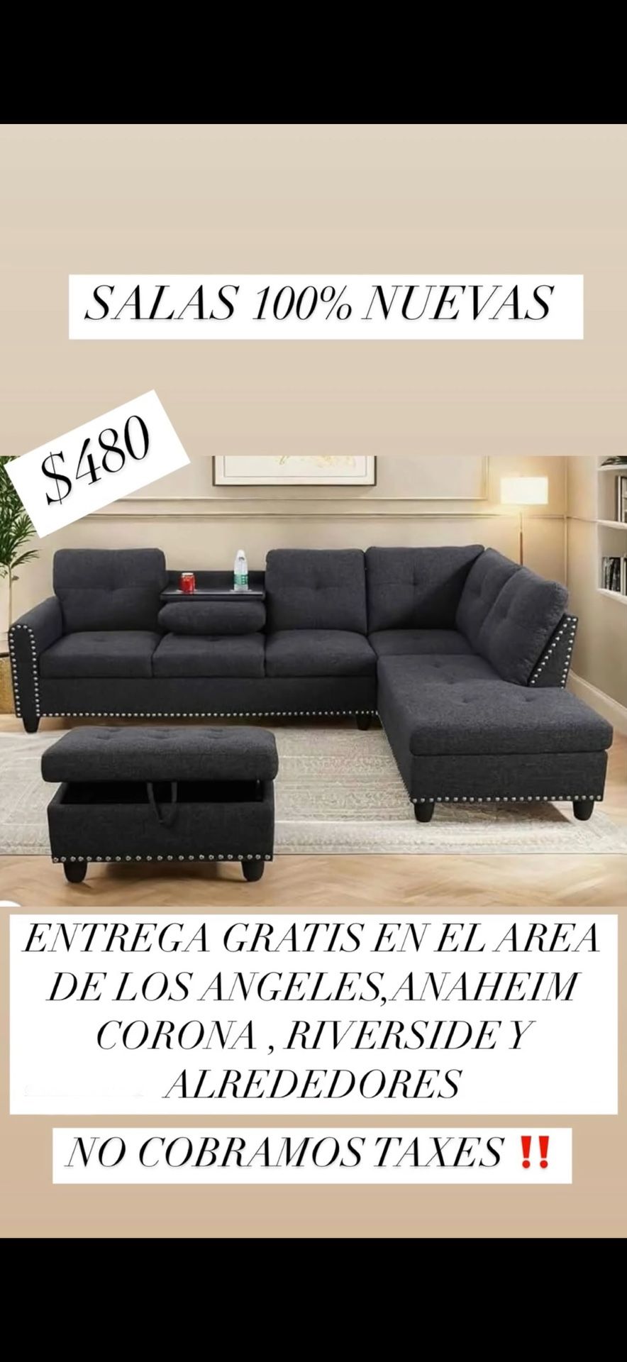 ALA VENTA SALAS NUEVAS PARA TU HOGAR/ FOR SALE NEW SOFAS FOR YOUR HOME