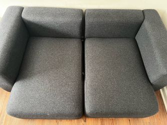 HAY Mags Modular Sofa in Dark Gray Wool