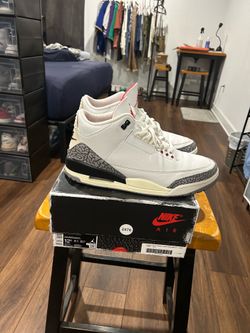 Jordan 3 white cement