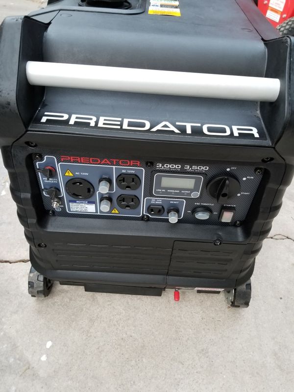 GENERATOR PREDATOR 3500 WATTS INVERTER SUPER QUIET . for ...