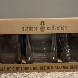 New Set Of Outdoor Double Old Fashion Glasses