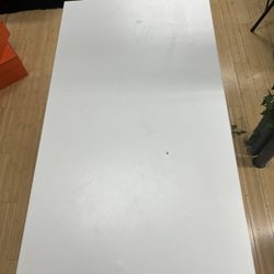 White Adjustable Desk