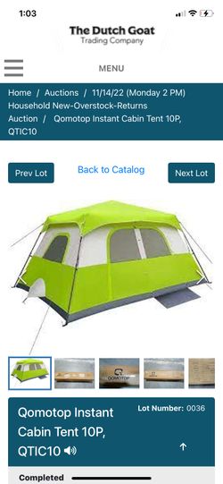 Pop Up Tent