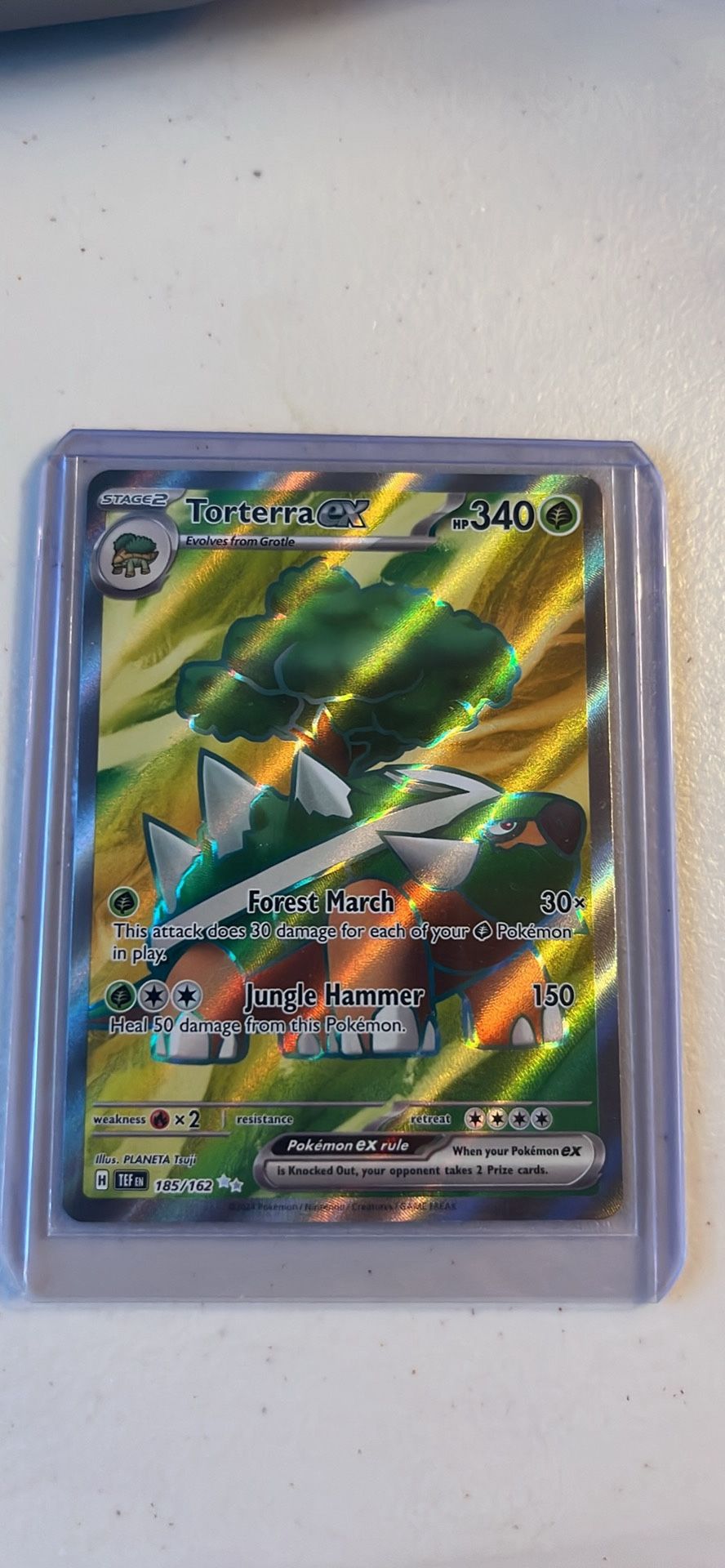 Torterra EX - 185/162 Temporal Forces