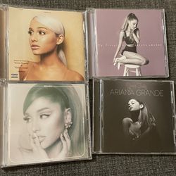 Ariana Grande 4 CD Bundle. Pre Owned Complete No Scratches. All 4 For $20.00! SALE SALE SALE