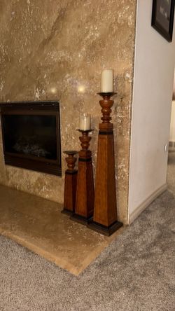 Matching candle stands