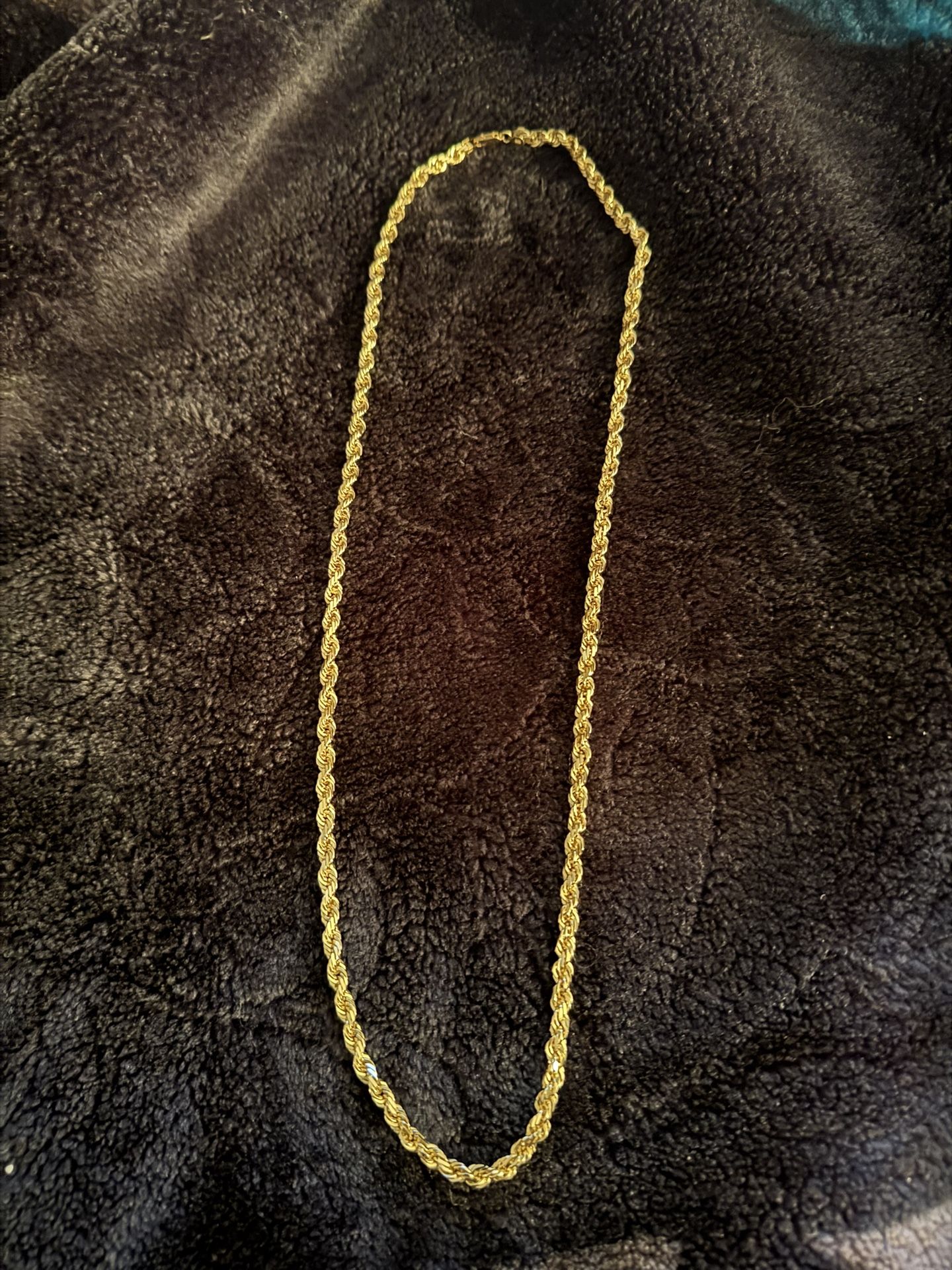 14kt Rope Chain 26” 45grams Solid Gold