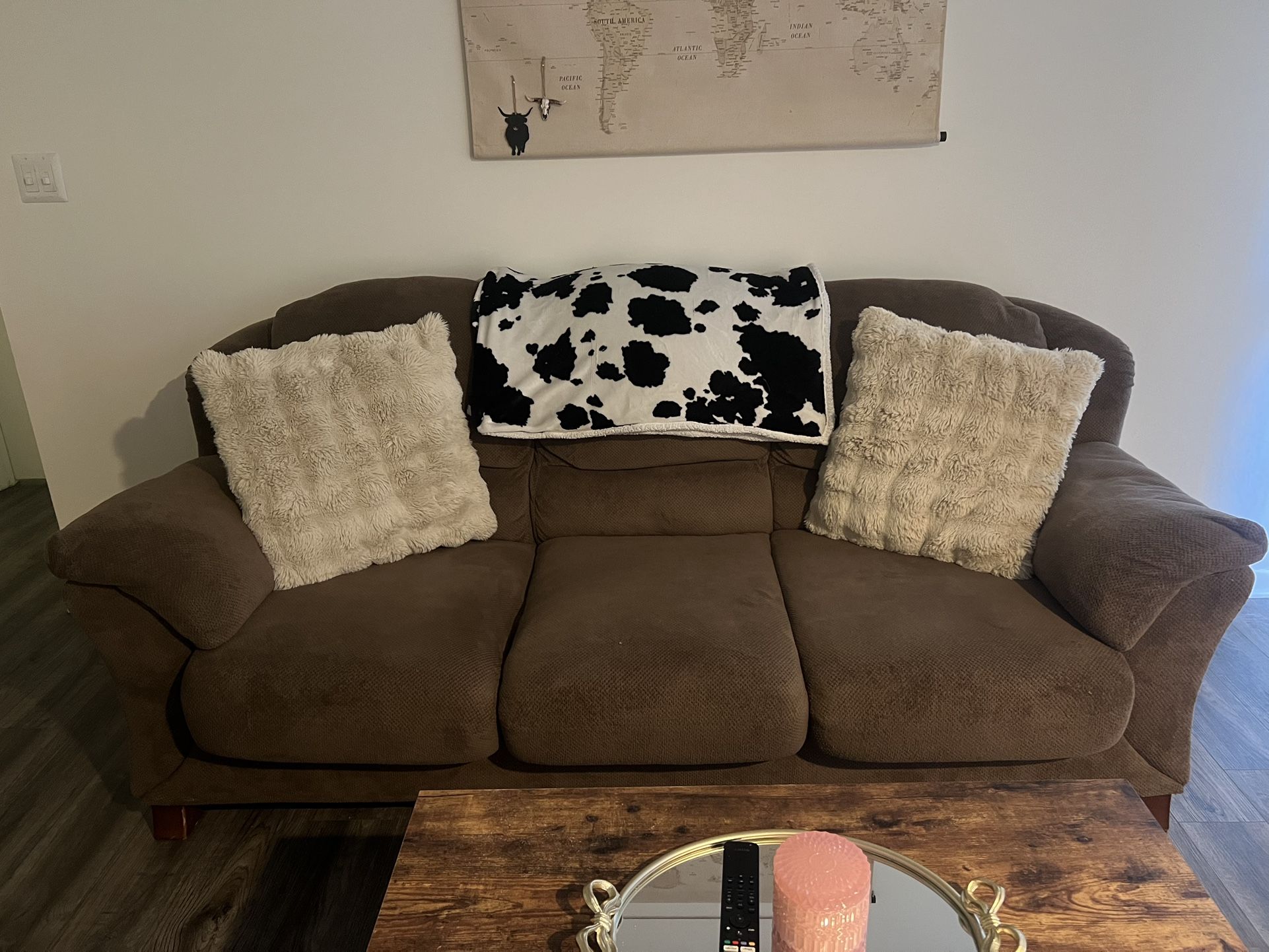 couch set and table